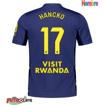 Camiseta Atletico Madrid David Hancko #17 Visitante Equipación 2025-26 manga corta